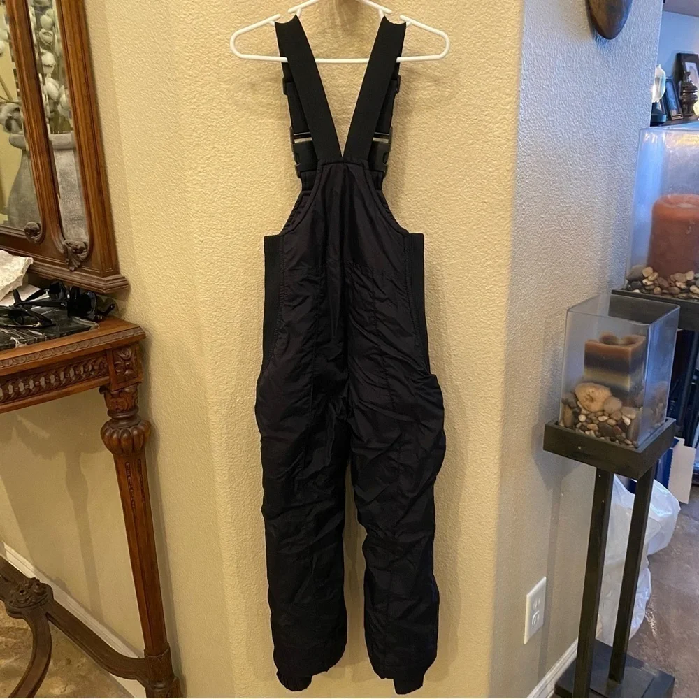 SPORT ESSENTIALS Kids Black Bib Ski Snowboard Snowsuit Size 6 Yrs-Unisex